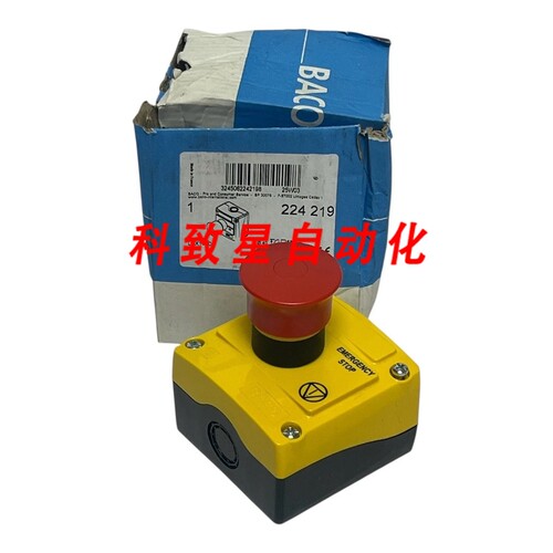 工业配件BACO LBX15301 停止开关40MM 推