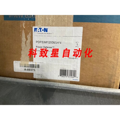 工业配件PDF53M1200E5RN电源防御断路器1200A 600V 3P 5104A24G02
