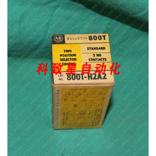 工业配件800T-H2A2 2位选择开关2NO CONTACT