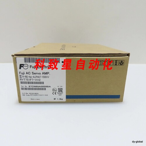 工业配件RYT751F7-VV2 750W 伺服放大器