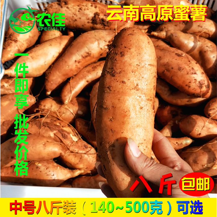 云南高原黄金蜜薯地瓜番薯黄瓤