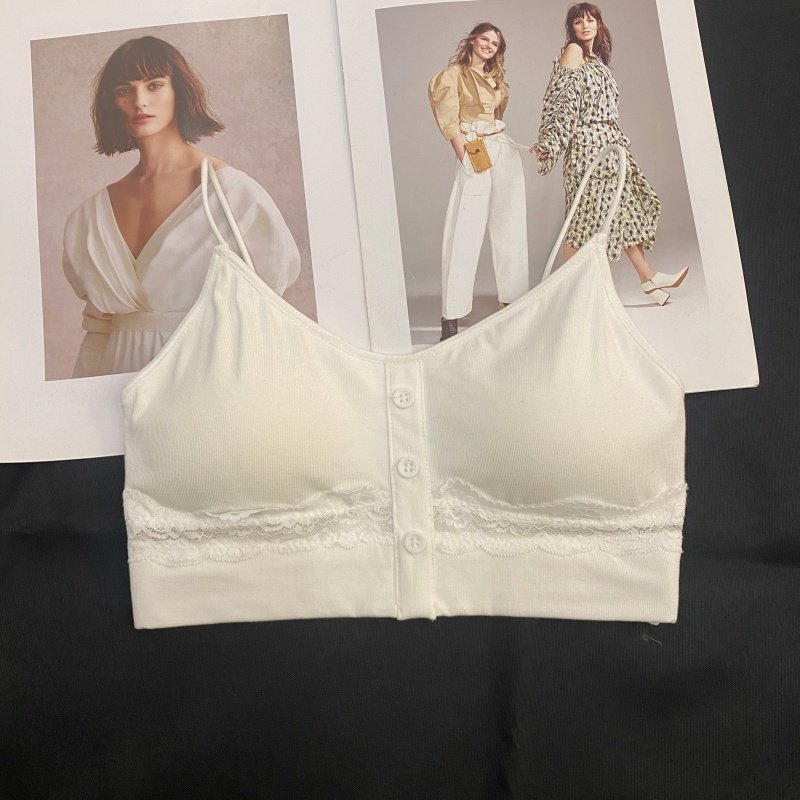 妃子纪3113纯欲蕾丝拼接纽扣抹胸美背女固定杯聚拢防走光裹胸内衣,女士内衣/男士内衣/家居服,抹胸,淘宝优惠券,粉丝福利购,淘宝优惠卷