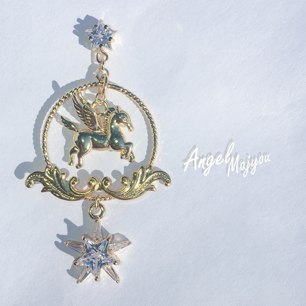 angelmajyou天使权杖 天星小飞马 原创手工设计梦幻少女  一对价