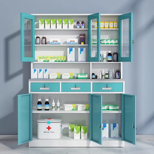 不锈钢诊所西药柜医用无菌柜铁艺