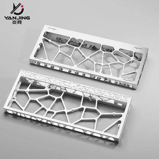 炎竞V2雕花镂空铝坨坨底壳适配wooting V2键盘 HM66 mad60 GH60