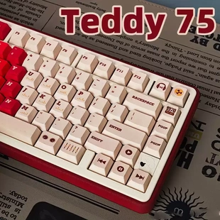 Teddy75泰迪75机械键盘客制化套件三模磁吸屏幕旋钮铝坨坨铝合金