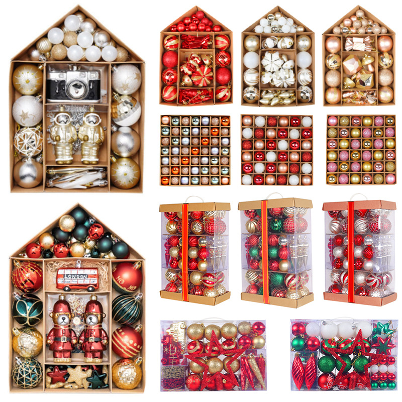 Christmas Ball Bright Optoelectronic Plating Ball Set圣诞球