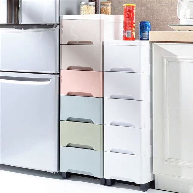 20 / 25 / 30 wide crevice cabinet drawer type plastic cabine