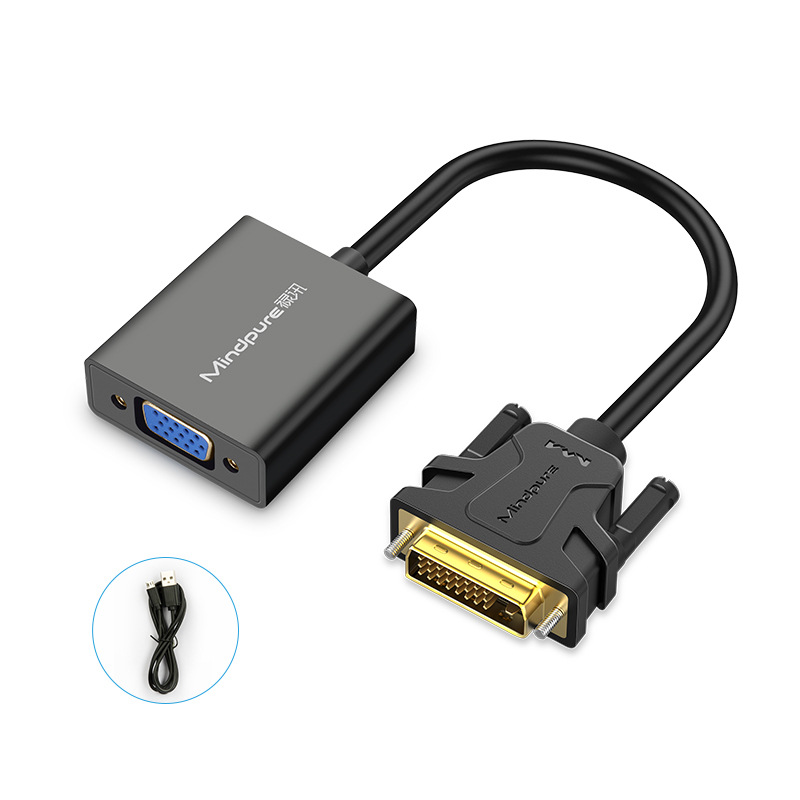 DVI to VGA converter 24+1 DVI to VGA adapter cable转接线