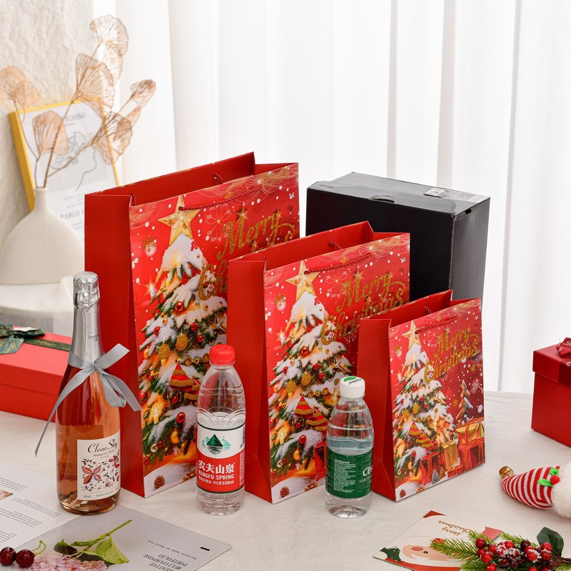 Christmas gift packaging bag plus large souvenir bag圣诞袋
