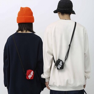 Ins trendy mini crossbody shoulder bag, change key bag钥匙包