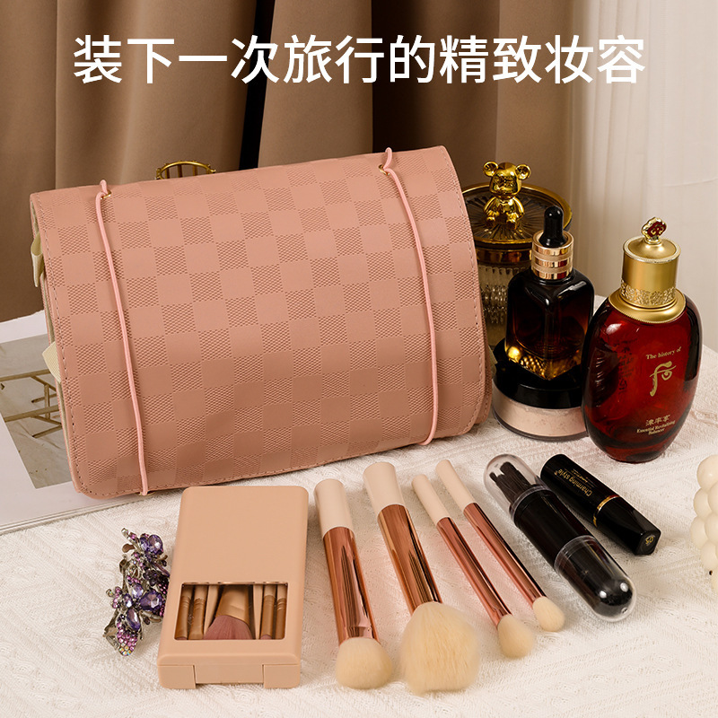 4-in-1 makeup bag, large capacity travel storage bag收纳包