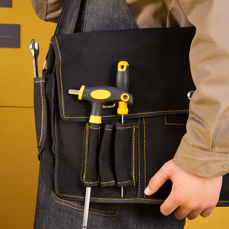 Multi functional canvas waist bag toolkit水电工工具挎包耐磨
