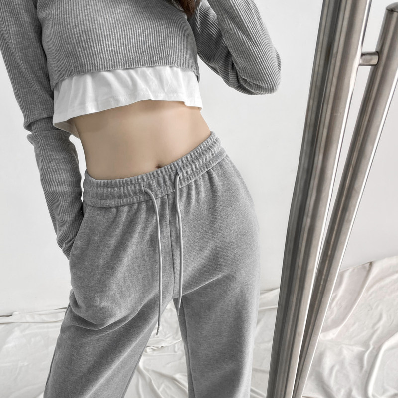 black Plush sweatpants  Autumn and winter 2022 new pattern Paige Large thickening Haren pants Explosive money Sports pantsin the Women's clothing/Boutique , Pants , Casual pants  category - from Buy2taobao.com to provide professional Taobao agent buy service