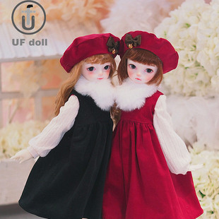 4分素体 正版UFdoll4分BJD小迷小忘 熊熊体 关节身体整娃 SD女体