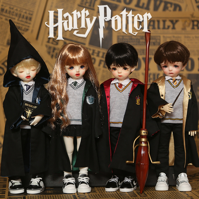 taobao agent BJD 6 -point doll Harry Potter Set College Uniform Magic Wand Scarf 1/6 YOSD Doll