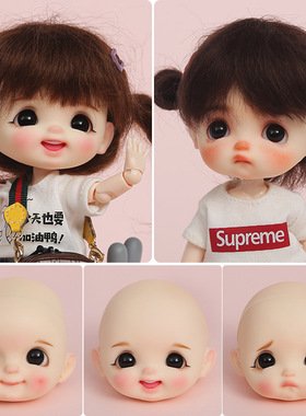 正版STODOLL OB11娃头蛋蛋笑笑整娃 圣诞节礼物关节娃娃BJD送女友