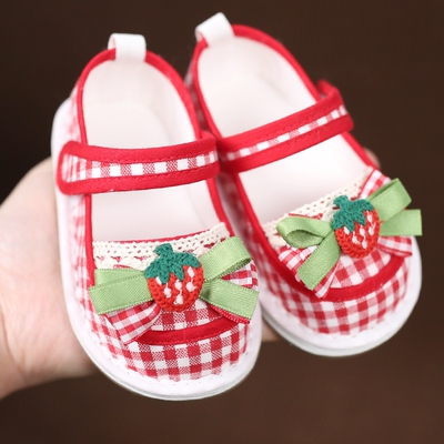 儿童手工布鞋春秋纯棉宝宝布鞋学步鞋软底防滑幼儿园室内鞋1-3岁1