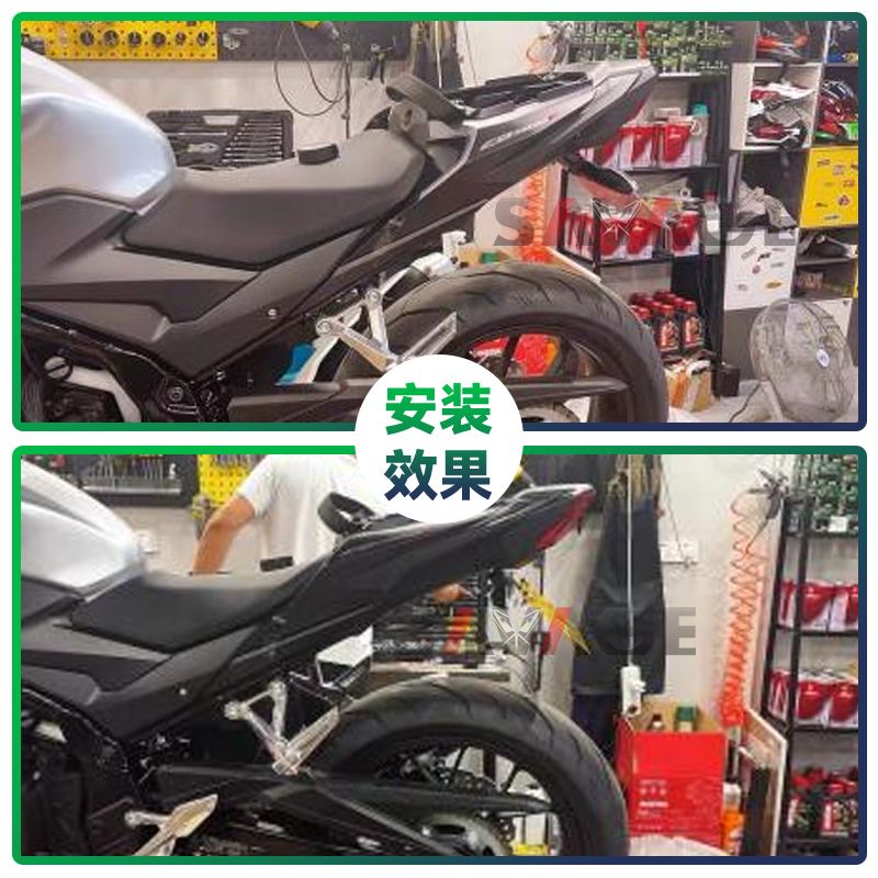 适用cbr400r短尾 CBR500R改装车牌架短尾后牌架牌照架CB400F配件