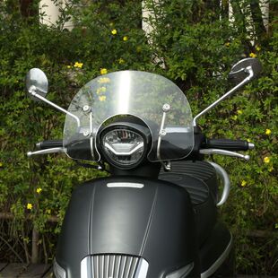 适用适用于标致姜戈150挡风玻璃改装加高挡风进口材质高清挡风板