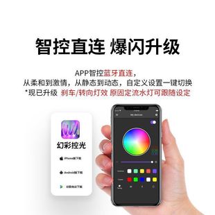 适用适用九号Mz110/F2z110/Fz110/Nz90专用火蛇光束矩阵炫彩尾灯