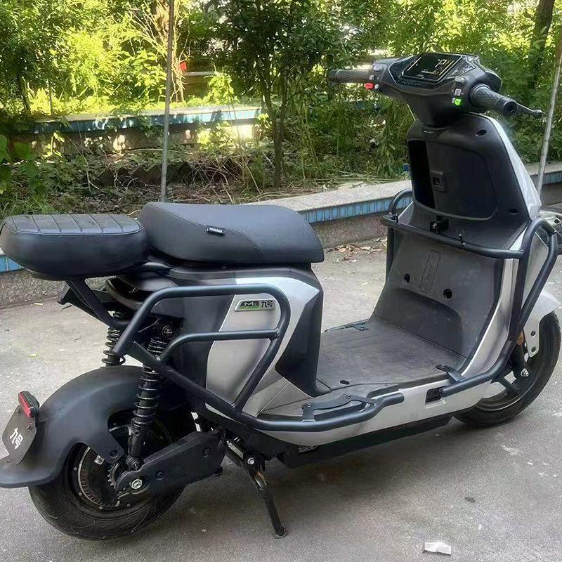 适用适配九号电动车MZ MIX短款护杠MZ短尾保险杠防摔防撞加厚加固