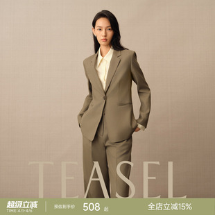 套装 TEASEL全新「E系列」时尚 西裤 半裙 商务精纺羊毛西装 外套