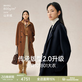 TEASEL「INFINITY 101801双排扣100羊绒大衣 ALXA」终身包洗护经典