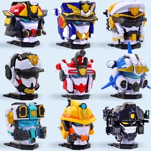 迷你特工队超级武装战警力量巡逻飞翼冰封音速变形机器人玩具男孩