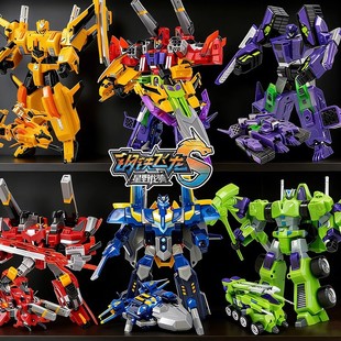 钢铁飞龙玩具5烈阳前锋变形机器人金刚合体机甲儿童男孩圣诞礼物3