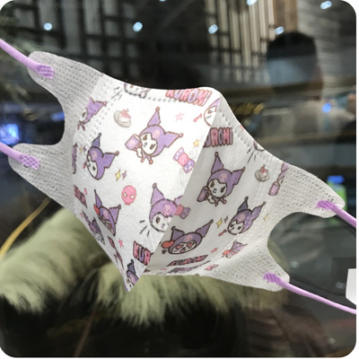 库洛米3d立体口罩印花卡通可爱