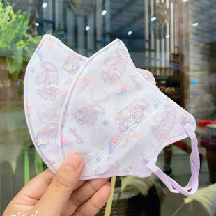 赵露思同款日本Morandi Co口罩超薄防护女3d立体独立包装透气成人