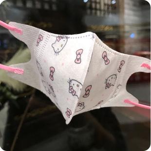 薄高颜值 3D立体口罩一次性可爱女生学生专用卡通猫咪创意透气夏季