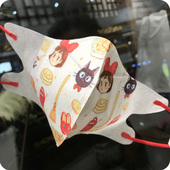 秋冬魔女宅急便宫崎骏口罩薄3D立体一次性少女大人卡通可爱时尚 潮