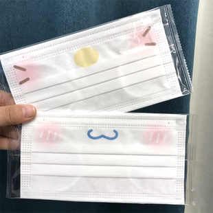 2022新款腮红口罩hellokitty一次性高颜值玉桂狗女可爱卡通少女心