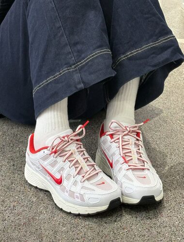 NIKE耐克 P-6000 GS白红撞色马年限定复古超轻运动鞋IQ1134-161