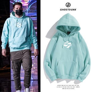 东契奇连帽卫衣秋冬男薄款潮流宽松帽衫套头运动上衣团体定制logo