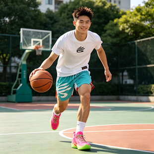 速干美式投篮服篮球短袖套装男库里同款训练服运动t恤四分篮球裤