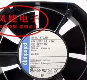 德国 ebmpapst 6448/17TDAU 48V 1.0A 48W高宝印刷机105P40可调速