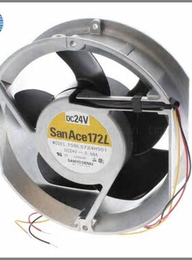 正品日本三洋Sanyo 17251 24V 0.58A 109L5724H501变频器散热风扇