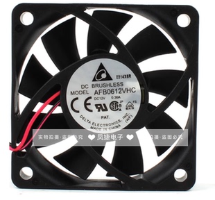 台达 AFB0612VHC 60*60*15MM 12V 0.36A 6CM CPU散热风扇PWM6015