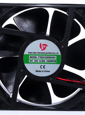 全新应天 YTD241238S 03301 03202 02600 B04101 DC24V电焊机风扇