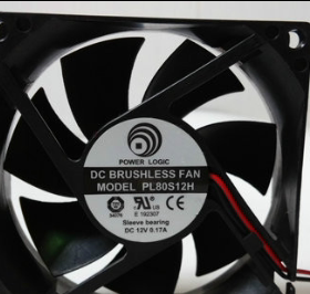 全新动力 PL80S12H DC12V 0.17A 8CM 8025 散热风扇80*80*25MM