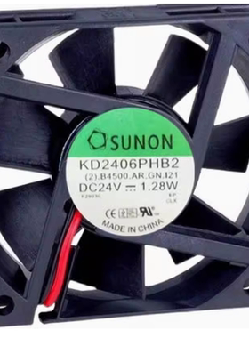 正品sunon建准 KD2406PHS2/PHB2 DC24V 6015变频器散热风扇