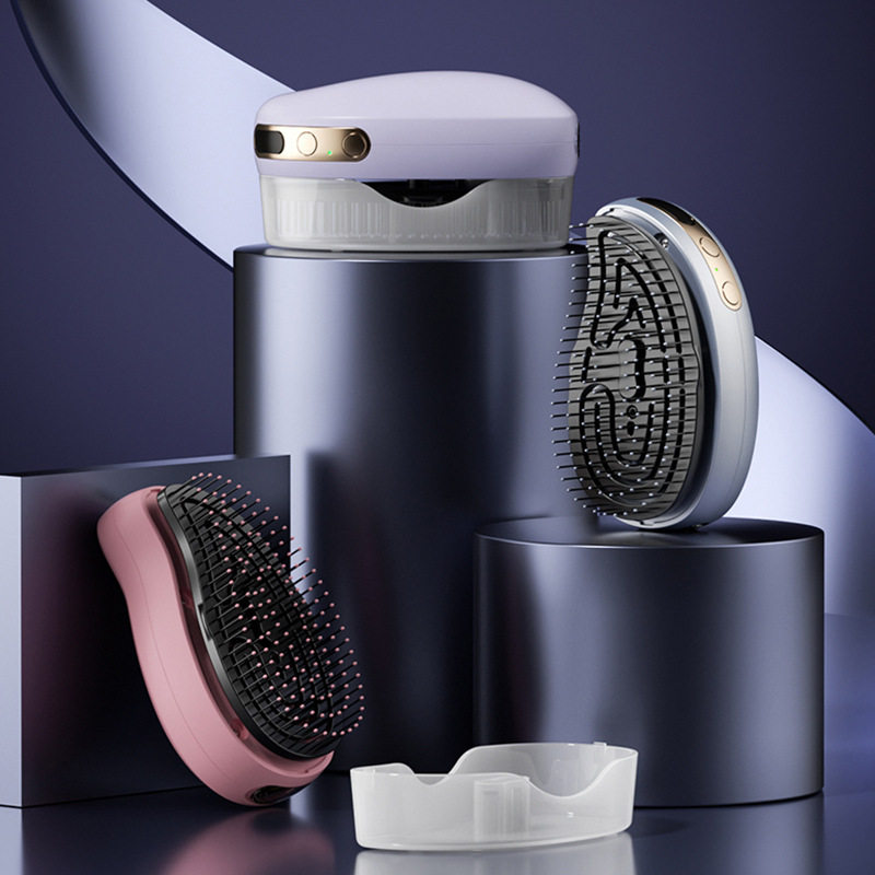 头部按摩梳子头皮经络梳精油米诺雾化护发电动头疗仪防脱上药