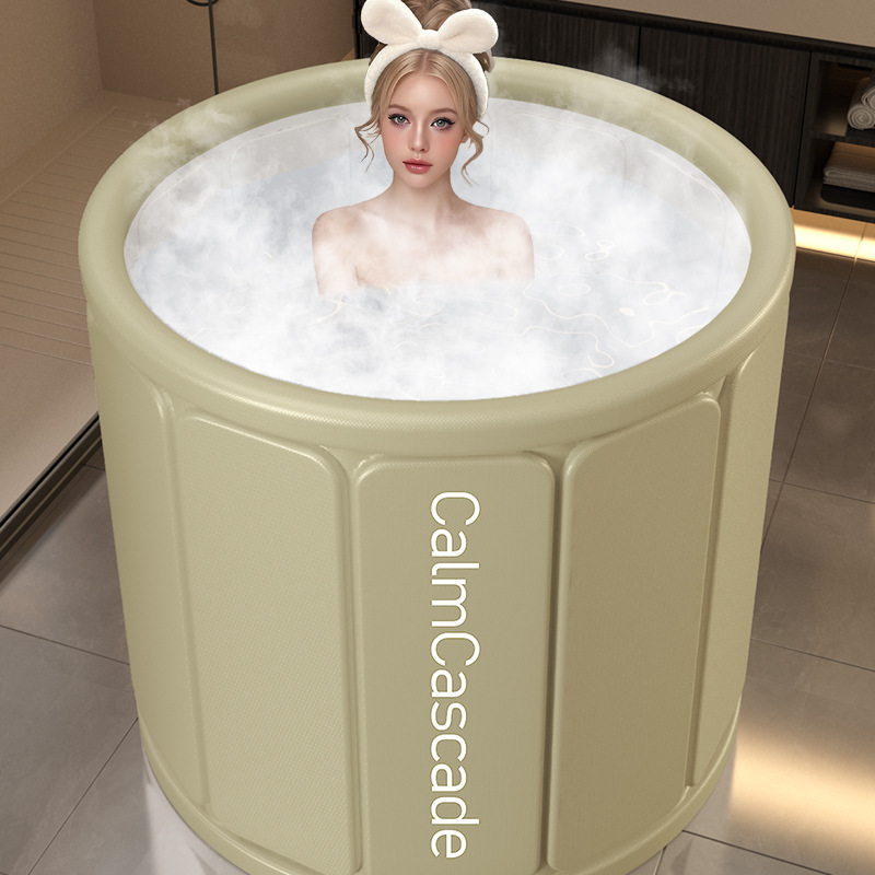 折叠泡澡桶大人浴桶家用全身洗澡桶儿童洗澡盆沐浴桶保温现货