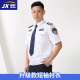 上衣白色保安服装 衬衣物业安保制服执勤服夏装 短袖 保安工作服夏季