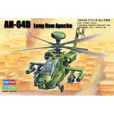 HOBBYBOSS 87219 1/72 AH-64D 长弓阿帕奇 攻击直升机