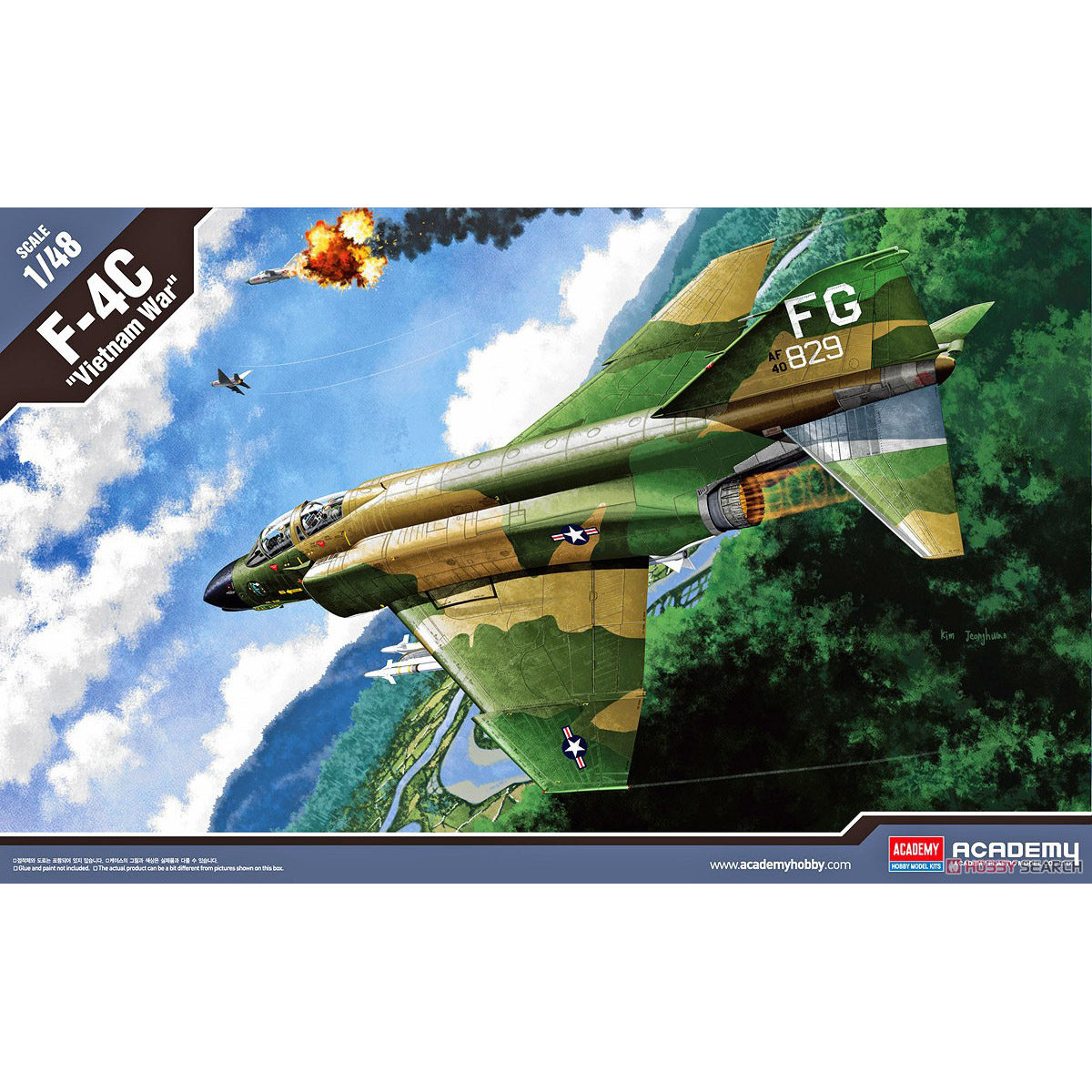 ACADEMY 12294 1/48 F-4C 越南战争 战斗机