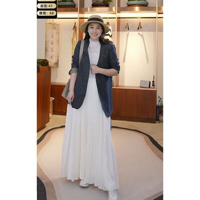 【设计总监然姐】欧柏兰奴高端进口面料高腰半身裙女2025春季